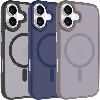 TPU+PC з металевими кнопками та MagSafe на Apple iPhone 17 (6.3") фото 1 з 2