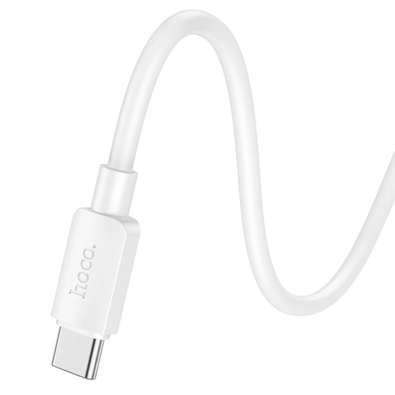 Дата кабель Hoco X96 Hyper Type-C to Type-C 60W (1m) – White. Фото 4 з 4