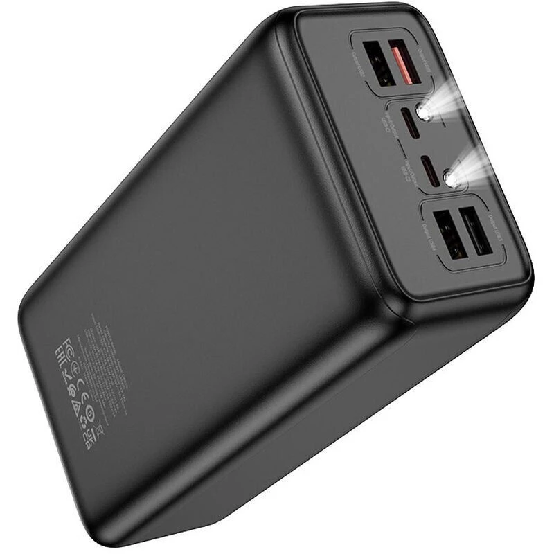 Портативний ЗП Power Bank Hoco DB81A Apollo PD65W 50000 mAh – Black. Фото 4 з 6