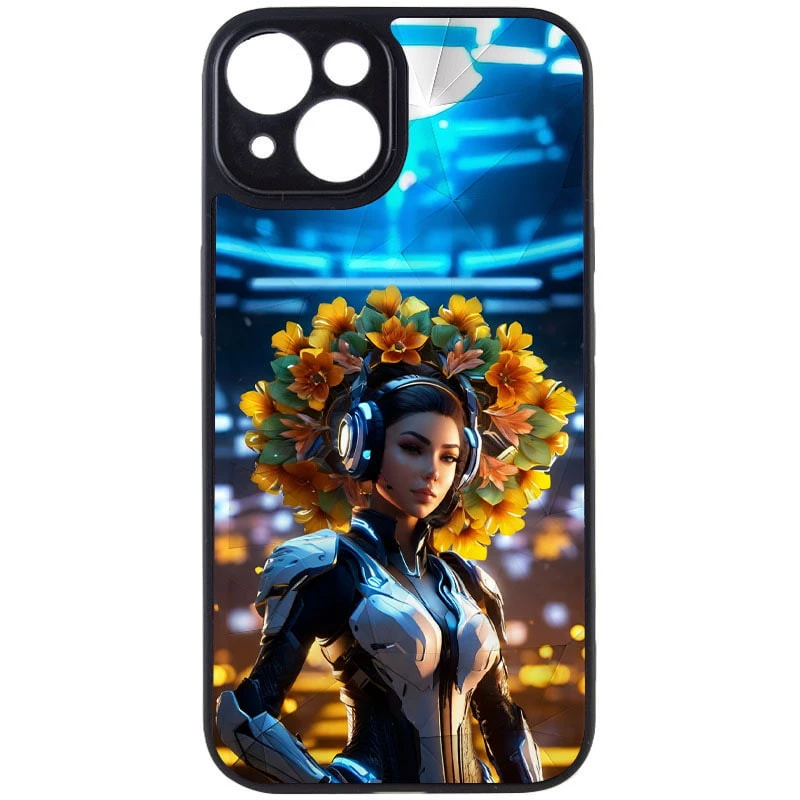 

Стеклянный чехол Prisma Ladies на Apple iPhone 14 (6.1") (Cyberpunk)