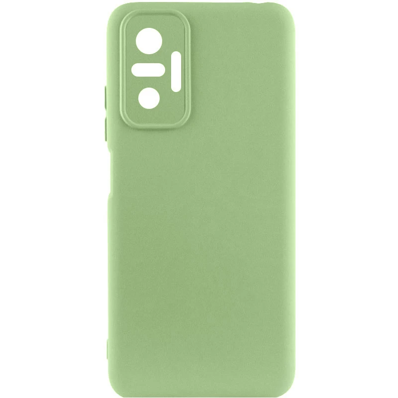 

Чехол Silicone Case Lakshmi с закрытой камерой для Xiaomi Redmi Note 10 Pro (Зеленый / Pistachio), Зелений / pistachio