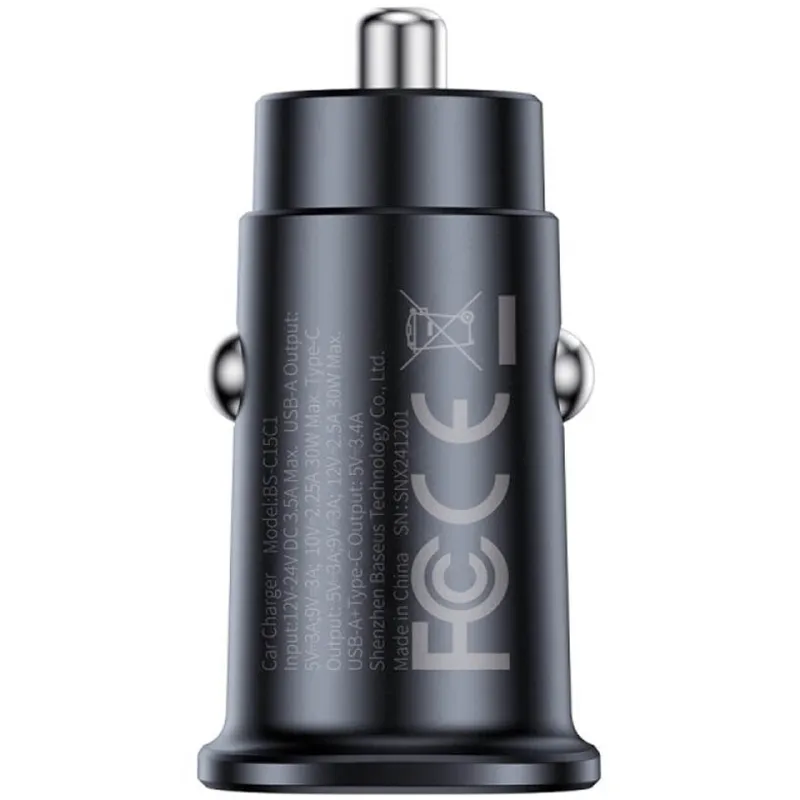 АЗУ Baseus GoTrip DP1 PD30W (1USB-A/1C) (C00072300123) – Cosmic Black. Фото 3 из 5