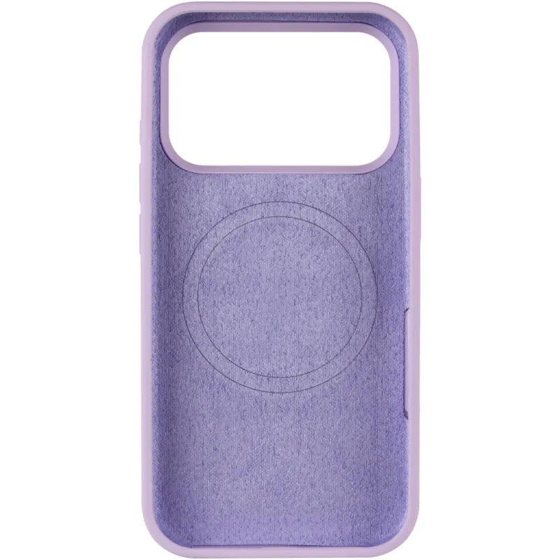 Чохол Silk (AA) NO LOGO with Magnetic Fit для Apple iPhone 17 Pro (6.3") – Бузковий / Lilac. Фото 5 з 7