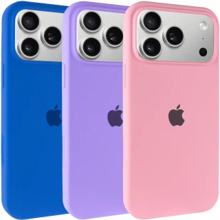 Чехол Silicone Case с закрытым низом для Apple iPhone 17 Pro Max (6.9")
