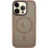 TPU+PC чохол Metal Buttons with Magnetic Fit для Apple iPhone 16 Pro – Золотий / Gold. Фото 2 з 6