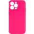 Чехол с защитой камеры Silicone Case для Apple iPhone 13 Pro (6.1") – Розовый / Barbie pink. Фото 1 из 3