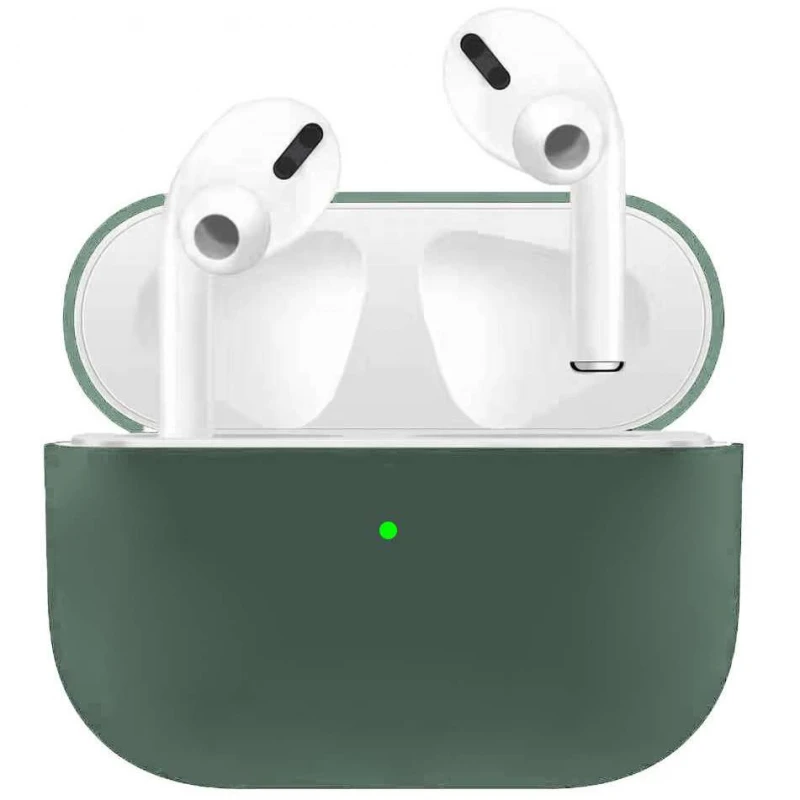 

Силіконовий футляр для навушників AirPods Pro (Pine green)