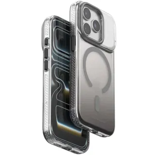 Чехол TPU+PC Puloka Resplendent with Magnetic Fit для Apple iPhone 15 Pro Max (6.7") — Dark Grey
