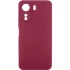 Цветной силиконовый чехол GETMAN для Xiaomi Poco C65 – Бордовый / Marsala. Фото 1 из 3