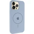 Чохол Silicone Case Full Protective (AA) V2 with MagSafe для Apple iPhone 15 Pro (6.1") – Блакитний / Lilac Blue. Фото 2 з 6