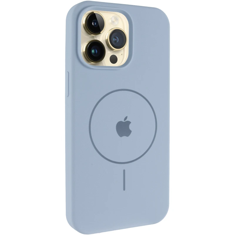 Чохол Silicone Case Full Protective (AA) V2 with MagSafe для Apple iPhone 17 Air (6.5") – Блакитний / Lilac Blue. Фото 1 з 6