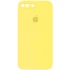 Чехол Silicone Case Square с защитой камеры для Apple iPhone 7 plus / 8 plus – Желтый / Yellow. Фото 1 из 1
