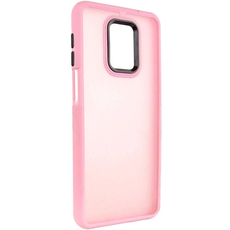 Чохол TPU+PC Lyon Frosted на Xiaomi Redmi Note 9s / Note 9 Pro / Note 9 Pro Max – Pink. Фото 2 з 7