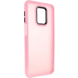 Чохол TPU+PC Lyon Frosted на Xiaomi Redmi Note 9s / Note 9 Pro / Note 9 Pro Max — Pink