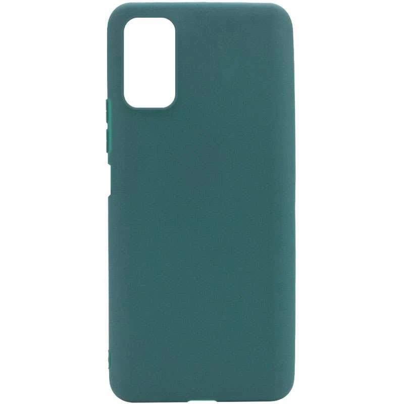 

Кольоровий силіконовий чохол на Xiaomi Redmi Note 10 5G (Зелений / Forest green)