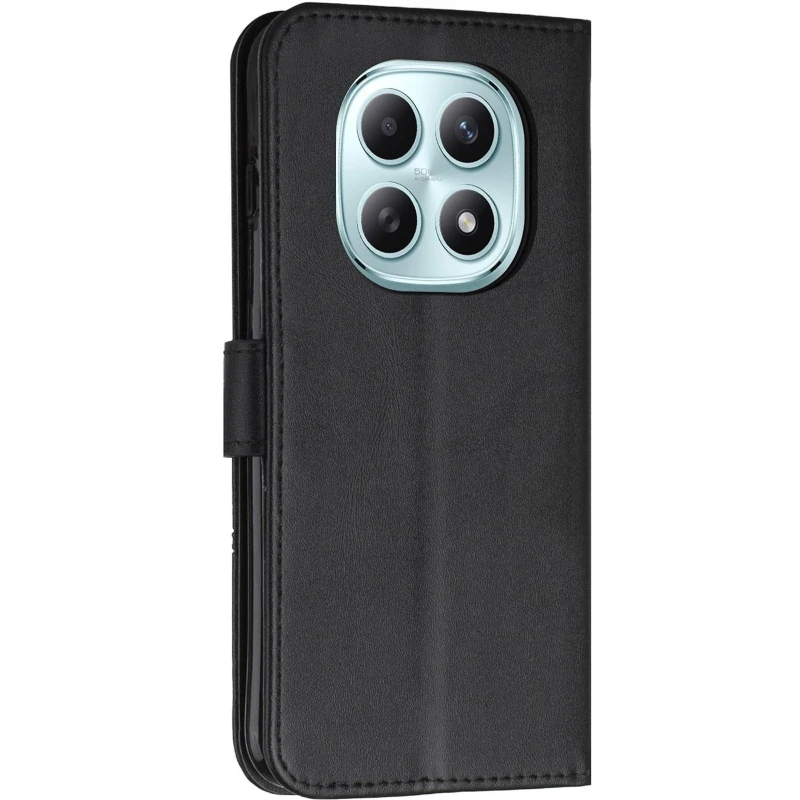 Шкіряний чохол-книжка Jet Cover для Xiaomi Redmi Note 15 4G/5G (EU) – Black. Фото 4 з 6