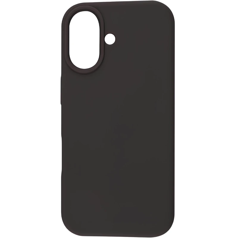 Силіконовий чохол Fibra Full with MagSafe для Apple iPhone 17 (6.3") – Black. Фото 1 з 1