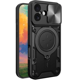 Ударопрочный чехол Bracket Ringstand с защитной шторкой для камеры для Apple iPhone 17 (6.3") фото 1 Ударопрочный чехол Bracket Ringstand с защитной шторкой для камеры для Apple iPhone 17 (6.3") фото 1 из 1