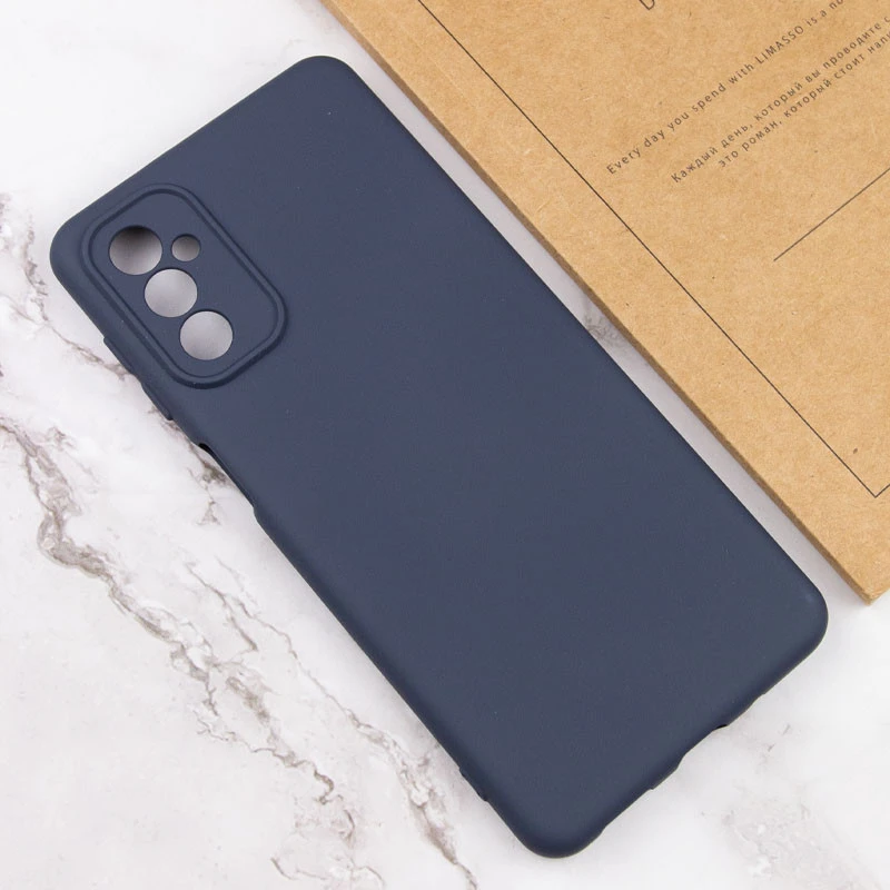 Чехол Silicone Case Lakshmi Premium з закритою камерою на Samsung Galaxy A34 5G – Темно-синий / Midnight blue. Фото 7 из 10