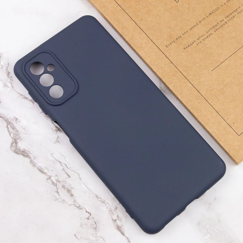 Чохол Silicone Case Lakshmi з закритою камерою на Samsung Galaxy M34 5G – Синій / Midnight Blue. Фото 5 з 6