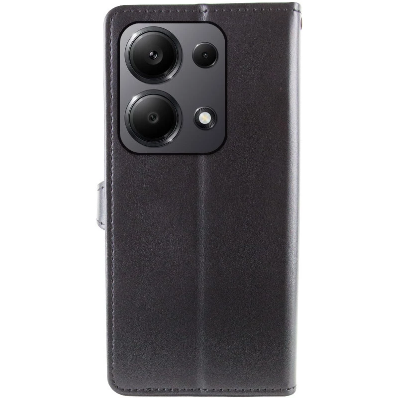 Чохол-книжка GETMAN галант на Xiaomi Poco X6 – Чорний. Фото 2 з 7