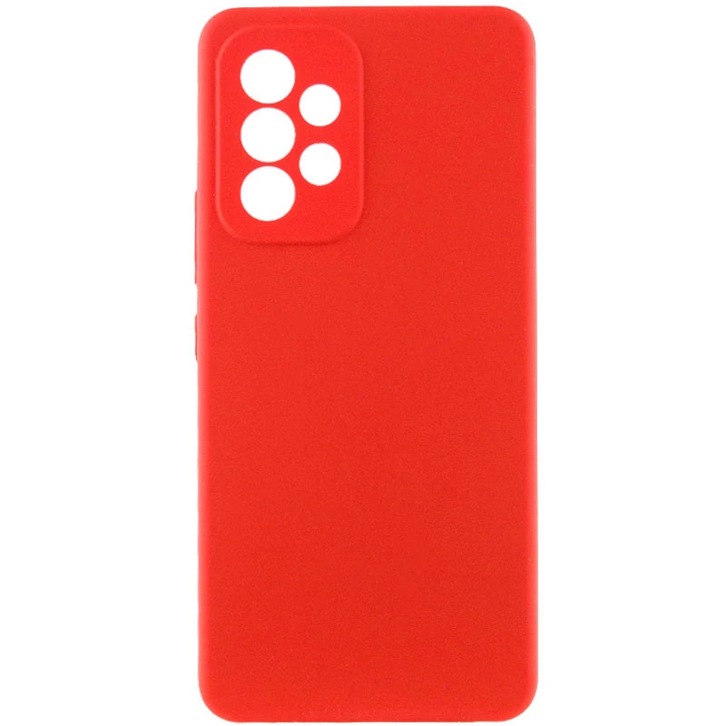 Чохол Silicone Case Lakshmi Premium з закритою камерою на Samsung Galaxy A33 5G – Червоний / Red. Фото 1 з 11