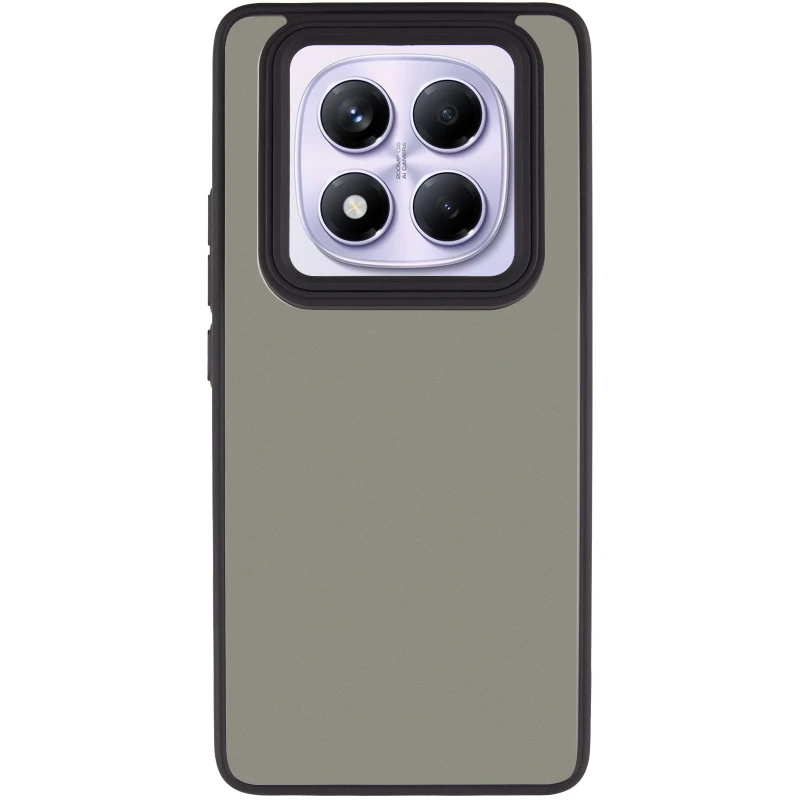 Чохол TPU+PC Lyon Frosted на Xiaomi Redmi Note 15 4G/5G (EU) – Black. Фото 3 з 5