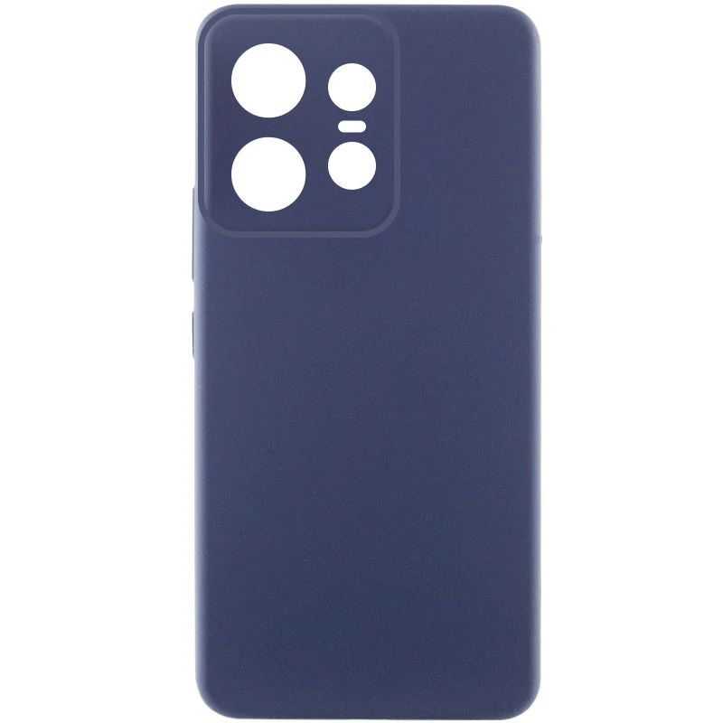 Чехол Silicone Case Lakshmi Premium з закритою камерою на Motorola Edge 50 Pro – Темно-синий / Midnight blue. Фото 1 из 3
