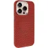 Чехол TPU+PC KVZV Triangular Pattern with Magnetic Fit для Apple iPhone 15 Pro Max (6.7") – Red. Фото 2 из 6