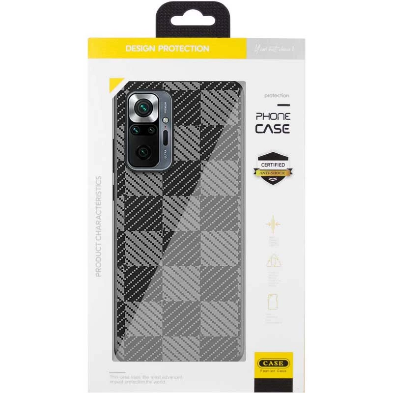 Чохол TPU+PC Grid для Xiaomi Redmi Note 10 Pro – Cube. Фото 2 з 2