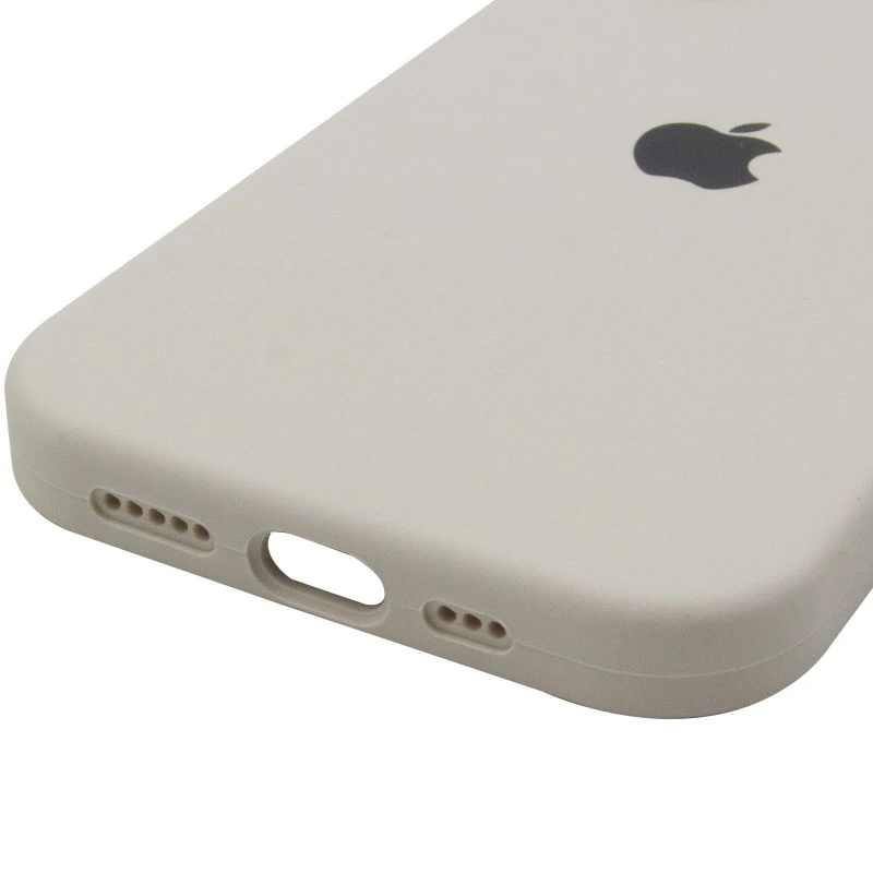 Чехол Silicone Case с закрытым низом для Apple iPhone 17 Pro (6.3") – Бежевый / Antigue White. Фото 6 из 6