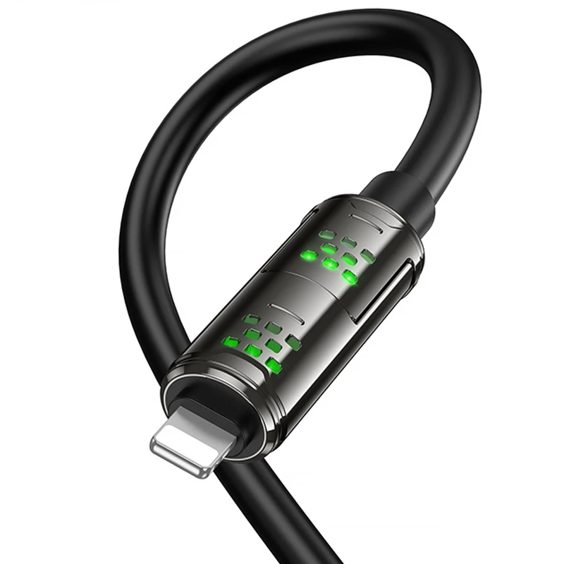 Дата кабель Hoco U143 Joy 4in1 USB to Lightning/Type-C to Type-C 240W (1.2m) – Black. Фото 6 из 6