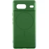 Силіконовий чохол Lakshmi MagFit з захистом камери для Google Pixel 9 Pro – Зелений / Dark green. Фото 1 з 5