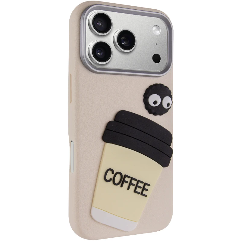 Чохол Labubu Toys для Apple iPhone 17 Pro Max (6.9") – Coffee / Sand. Фото 2 з 6