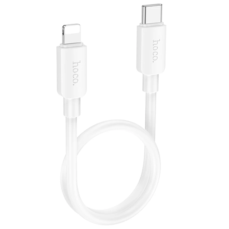 Дата кабель Hoco X96 Hyper Type-C to Lightning 20W (1m) – White. Фото 1 з 4