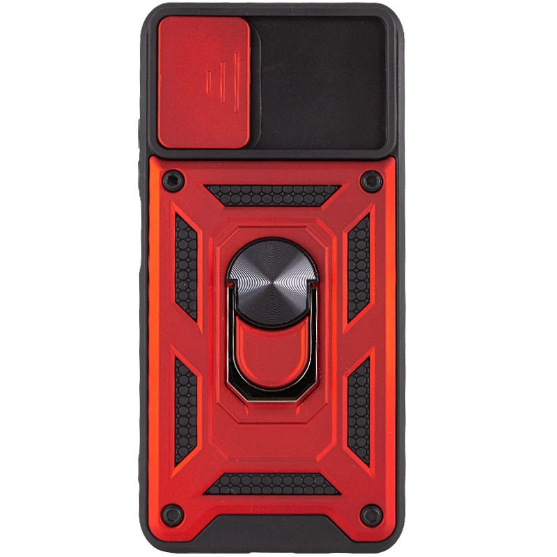Удароміцний чохол Ummi Camshield Serge Ring (in box) для Xiaomi Redmi 15 4G (Global) / 5G – Червоний / Red. Фото 4 з 5