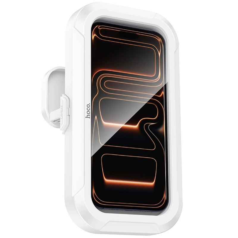 Водонепроницаемый держатель Hoco HD16 Wave настенный – White. Фото 5 из 7