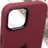 Чохол Silicone Case з металевими кнопками на Apple iPhone 12 Pro Max (6.7") – Бордовий / Plum. Фото 9 з 9