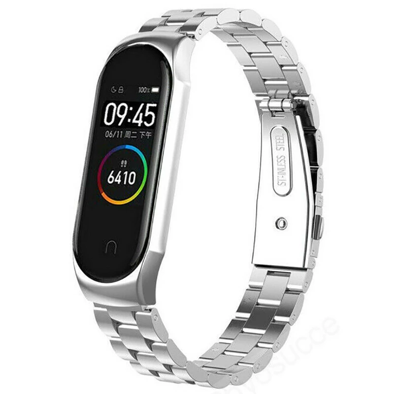 

Ремінець Stainless Steel для Xiaomi Mi Band 5 (silver)