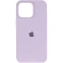 Чохол Silicone Case (AA) Logo with MagSafe для Apple iPhone 14 (6.1") – Бузковий / Lilac. Фото 3 з 6