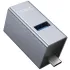 Перехідник HUB Hoco HB54A 3in1 (Type-C to 2xUSB2.0+USB3.0) – Metal grey. Фото 3 з 5