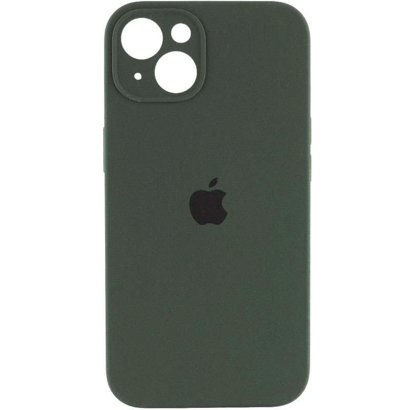 

Чехол Silicone Case с защитой камеры для Apple iPhone 14 (6.1") (Зеленый / Cyprus Green), Зелений / cyprus green