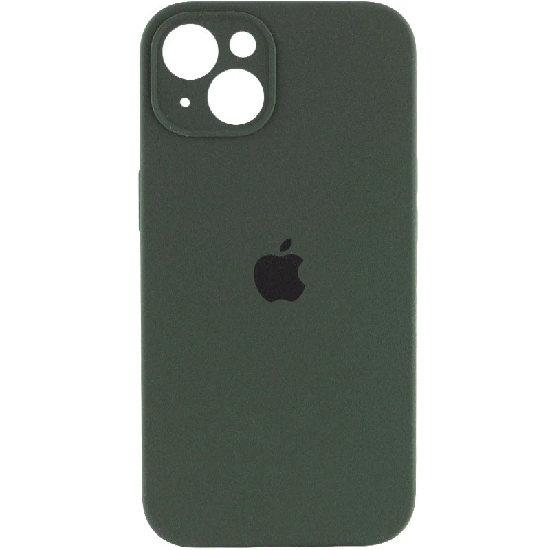 

Чехол Silicone Case с защитой камеры для Apple iPhone 15 (6.1") (Зеленый / Cyprus Green), Зелений / cyprus green