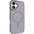 TPU+PC чехол Metal Buttons with Magnetic Fit для Apple iPhone 17 (6.3") – Серый / Grey. Фото 2 из 6