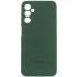 Силиконовый чехол Cover Lakshmi с защитой камеры для Samsung Galaxy A25 5G – Зеленый / Dark green. Фото 1 из 4