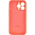 Чохол Silicone Case з захистом камери на Apple iPhone 14 Pro (6.1") – Помаранчевий / Pink citrus. Фото 2 з 4