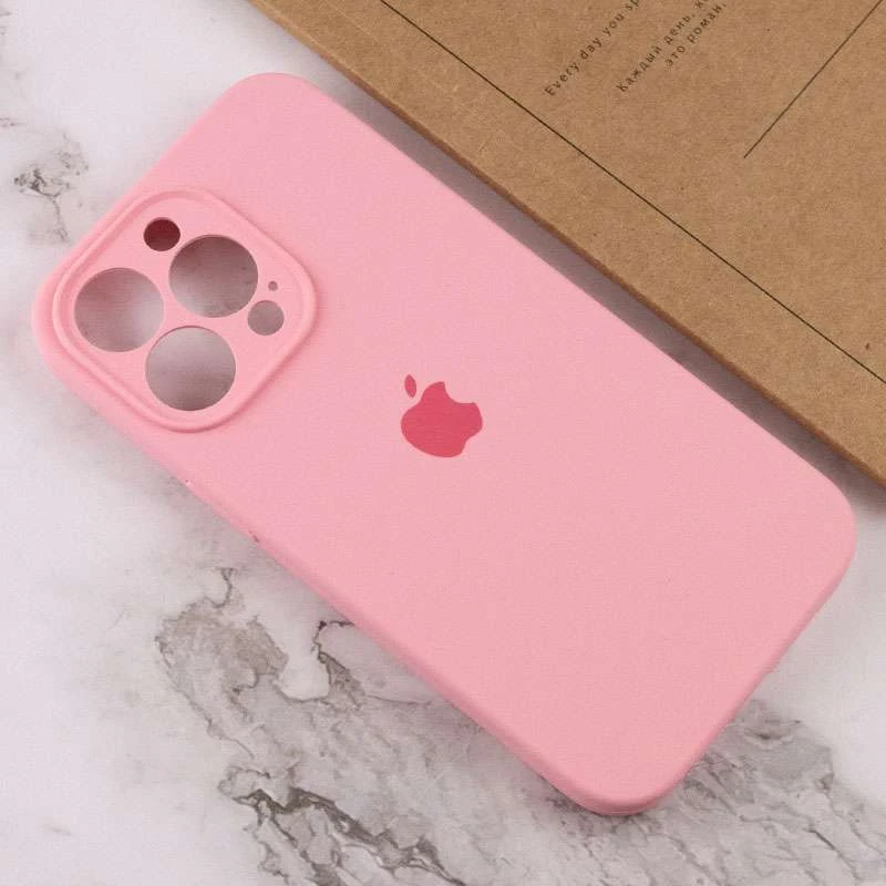 Чохол Silicone Case з захистом камери на Apple iPhone 14 Pro Max (6.7") – Рожевий / Light pink. Фото 4 з 4