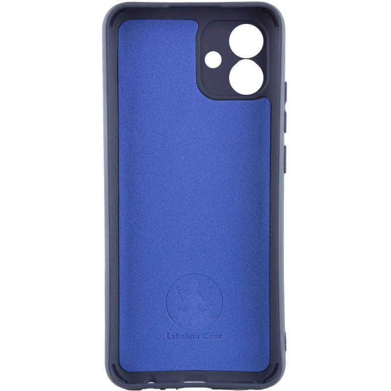 Чохол Silicone Case Lakshmi Premium із закритою камерою для Samsung Galaxy A04e – Темно-синій / Midnight blue. Фото 3 з 11