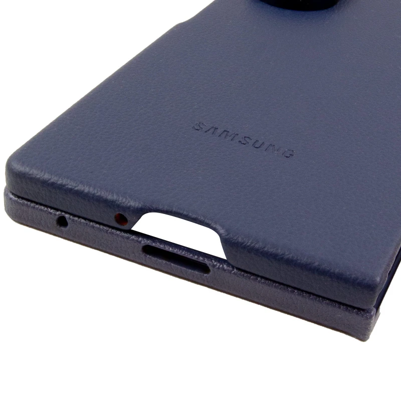 Шкіряний чохол Leather Case Premium на Samsung Galaxy Z Fold6 – Navy. Фото 10 з 10