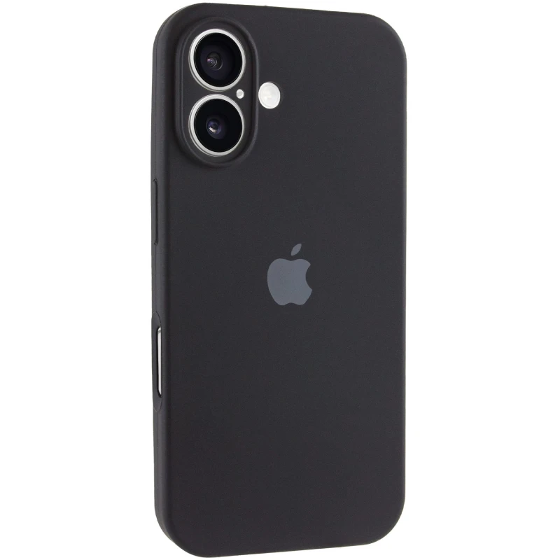 Чохол Silicone Case з захистом камери на Apple iPhone 17 (6.3") – Чорний / Black. Фото 1 з 3